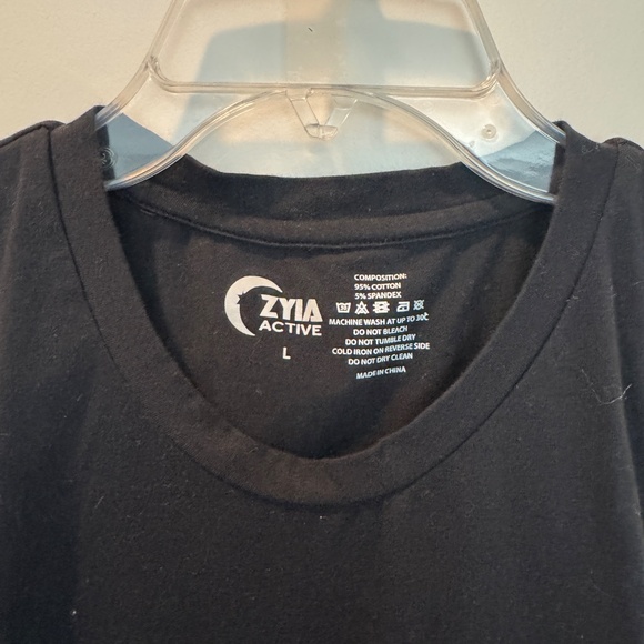 Zyia Black Kettle Moon Tank, EUC, L, Sleeveless - Picture 3 of 9